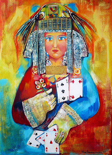 Regina rossa delle carte